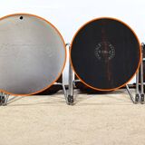 Set of 4 Pagwood Chairs, stamped Pagholz Flötotto – 1960