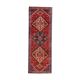Handwoven geometric vintage runner rug long persian carpet -105x300cm