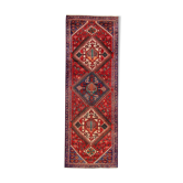 Tapis géométrique  tissé à la main 105x300cm