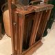Old collapsible wooden painter's easel