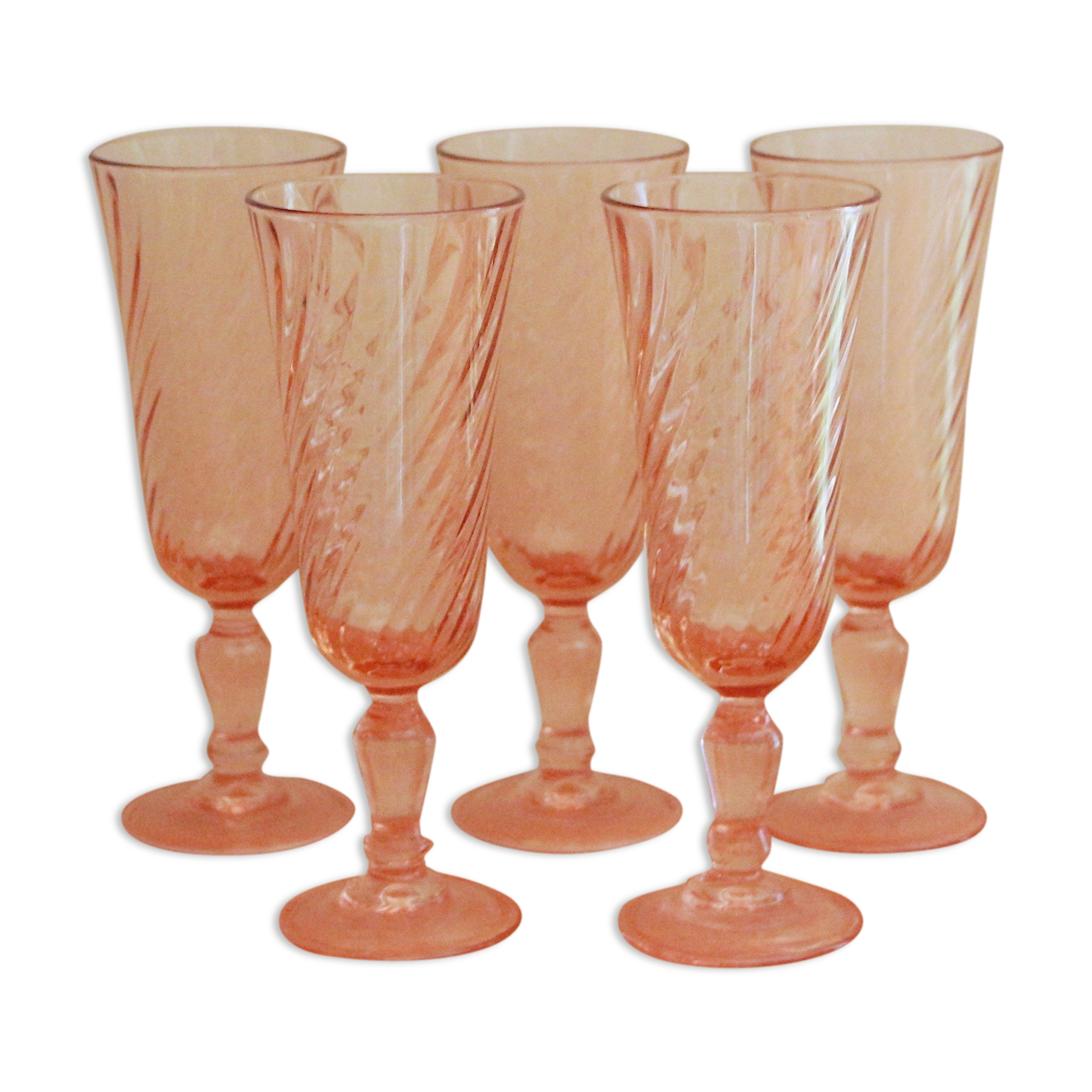 Rosaline champagne flutes