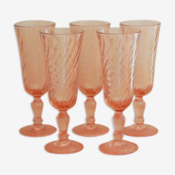 Rosaline champagne flutes