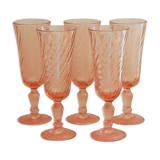 Rosaline champagne flutes