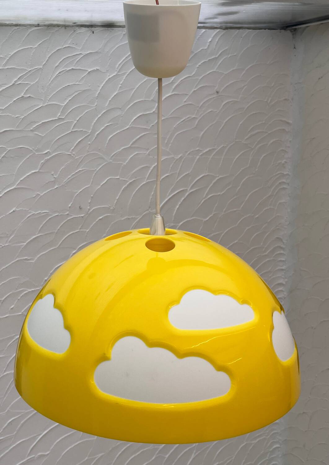 Yellow cloud suspension