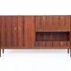 Topform highboard rosewood and brass Netherlands 1960
