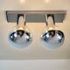 Set of 3 Space Age wall lamps by Motoko Ishii for Staff Leuchten