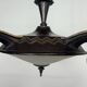 Rare cubist bronze lustre
