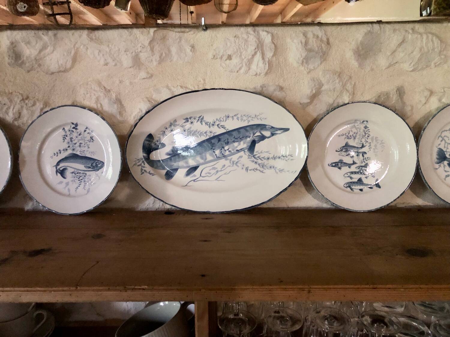 Fish service at Moulin Des Loups