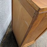 Curtain cabinet, filing cabinet