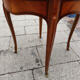 Old side table louis xv style tray