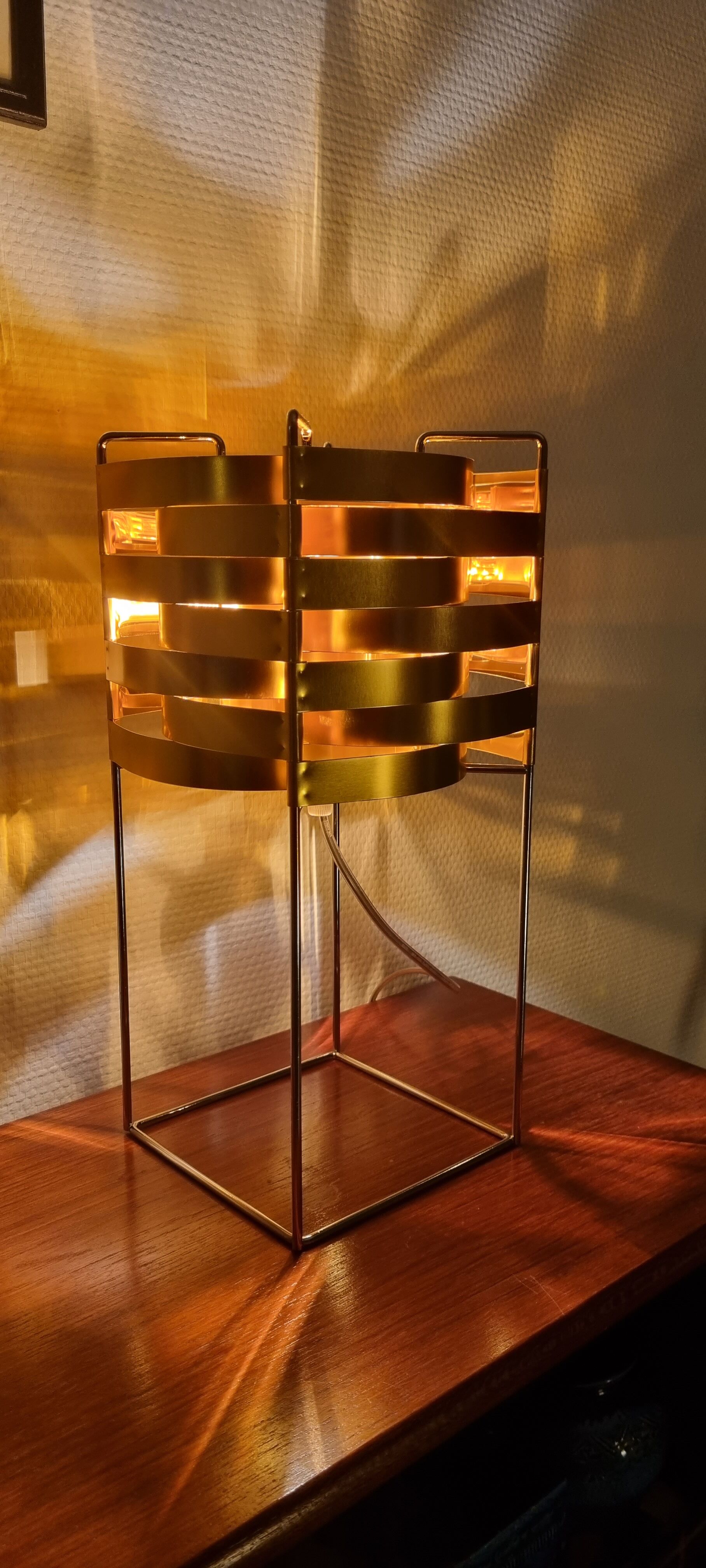 Lamp Sauze Ganymede copper finish
