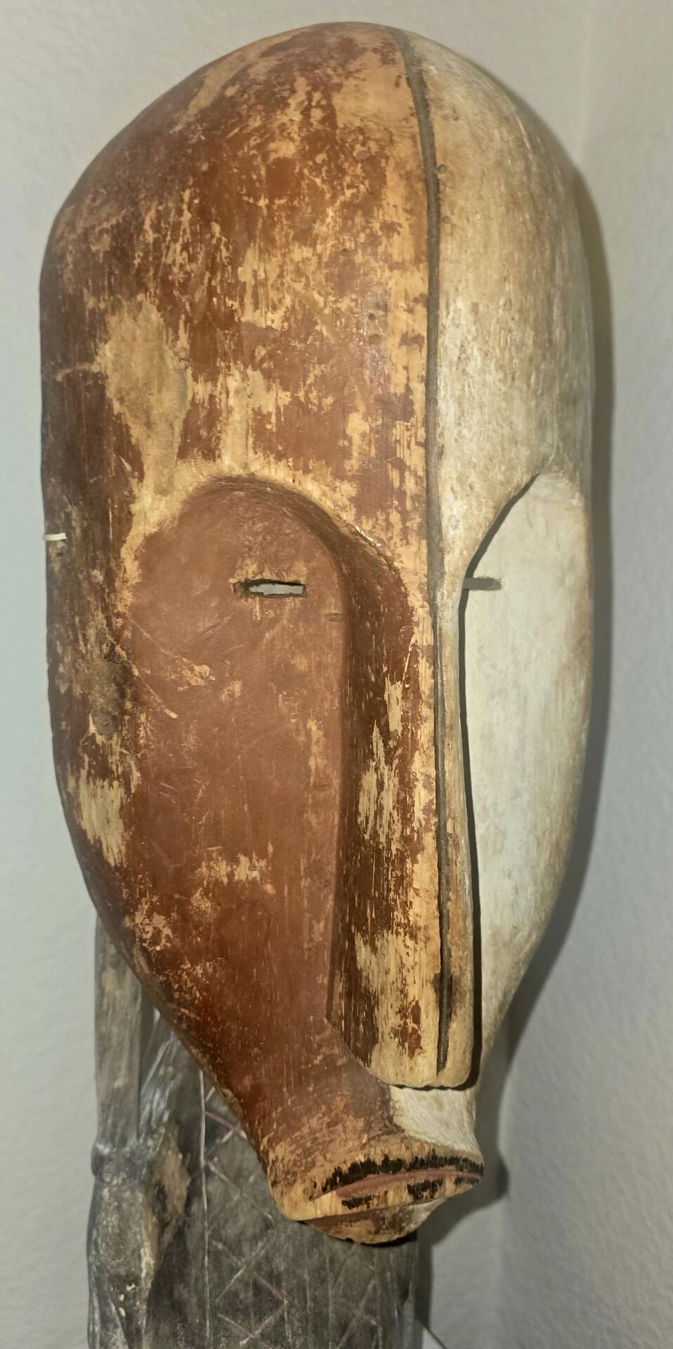 Masque africain fang début 20e-eeuwse #statue #tribus #lega