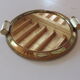 Plateau rond miroir vintage style Art Déco