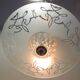 Glass pendant lamp 1930 /art deco/vintage/chandelier palette