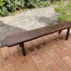 Olavi Hanninen bench solid elm brutalist vintage 1950