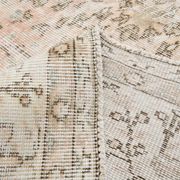 5x12 Pastel Beige Pink Turkish Vintage Area Rug, 160x375Cm