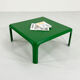 Green coffee table Demetrio 70 by Vico Magistretti for Artemide, 1960