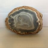 Vide poche cendrier agate bleue