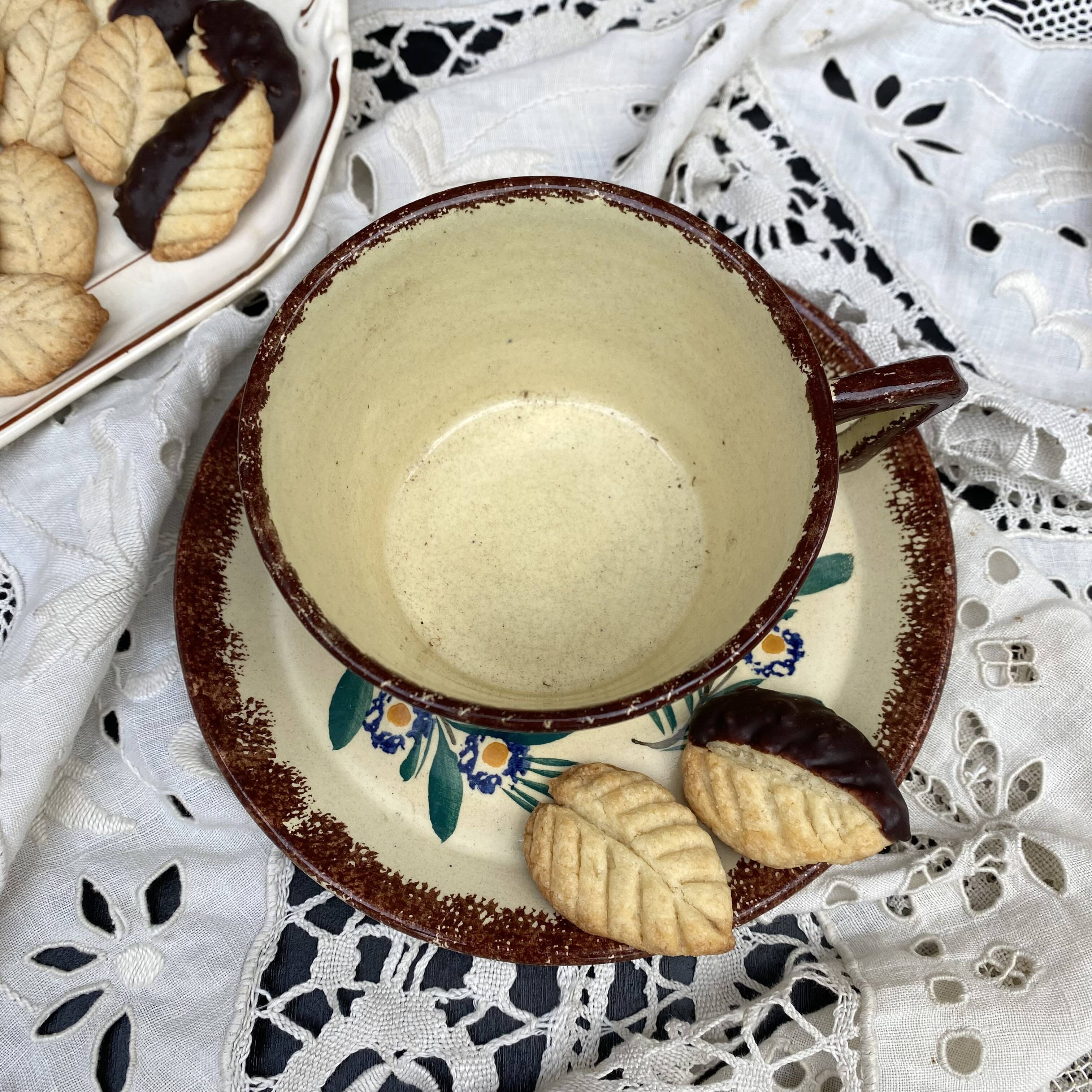 Henriot Quimper teacup and saucer