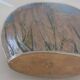 Art Deco style enameled metal vase