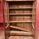 2-door mahogany empire style showcase
