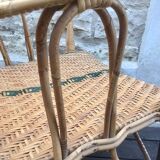 Old rattan chair