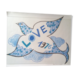 Yves Saint Laurent Love original poster