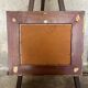Golden wooden frame inspired by oil painting bridge