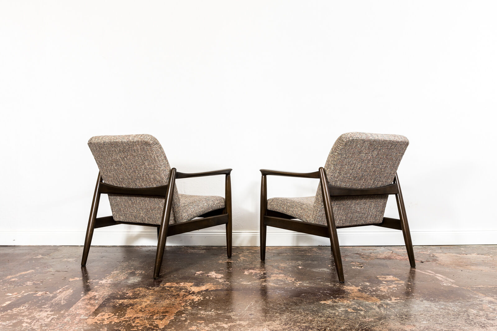 Paire de fauteuils GFM-64 par Edmund Homa Années 1960