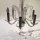 Murano glass chandelier shaped old drop 6 vintage branches