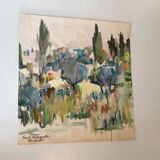 Gouache on Raymond Vernet paper