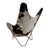 Vintage Butterfly armchair in cowhide 1970s
