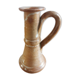 Vintage stoneware candle holder