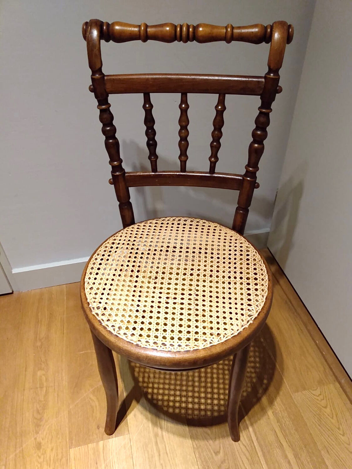 4 bentwood and webbing Dining Chairs by Jacob and Josef Kohn