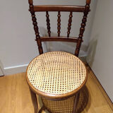 4 bentwood and webbing Dining Chairs by Jacob and Josef Kohn