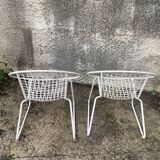 Designer metal chairs