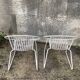 Designer metal chairs