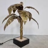 Maison jansen palm table lamp, 1970s
