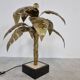 Lampe de table palmier Maison Jansen, années 1970