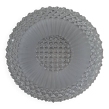 Antique ceiling light in molded glass