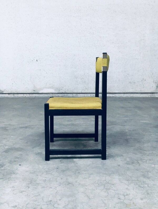Mid-Century Modern Dining Chair Set by J. Batenburg for Mi, Belgium 1969, Set of 6