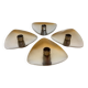 Four Scandinavian candlesticks from the 60s
