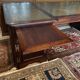 Immense oak solid wood staff desk in English style 248 x 114 cm