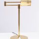 Small Brass Swing Arm Table Lamp 1970s Germany