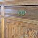 Large solid pitch pine sideboard, 206 x H150 cm, unique piece