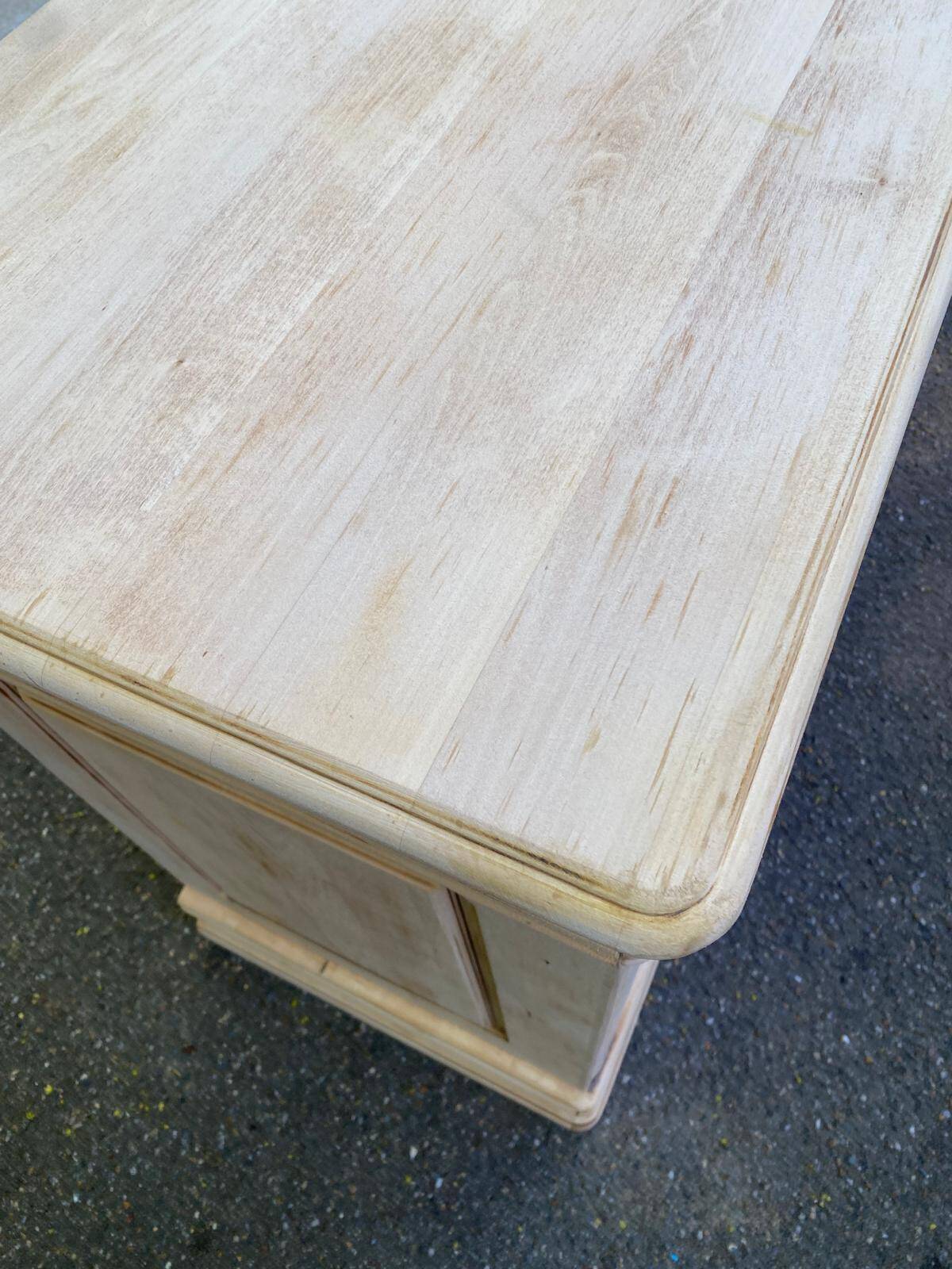 Louis Philippe rustic buffet, vintage, renovated in solid wood, 185cm.