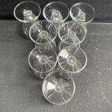 8 Saint Louis Béarn liqueur glasses