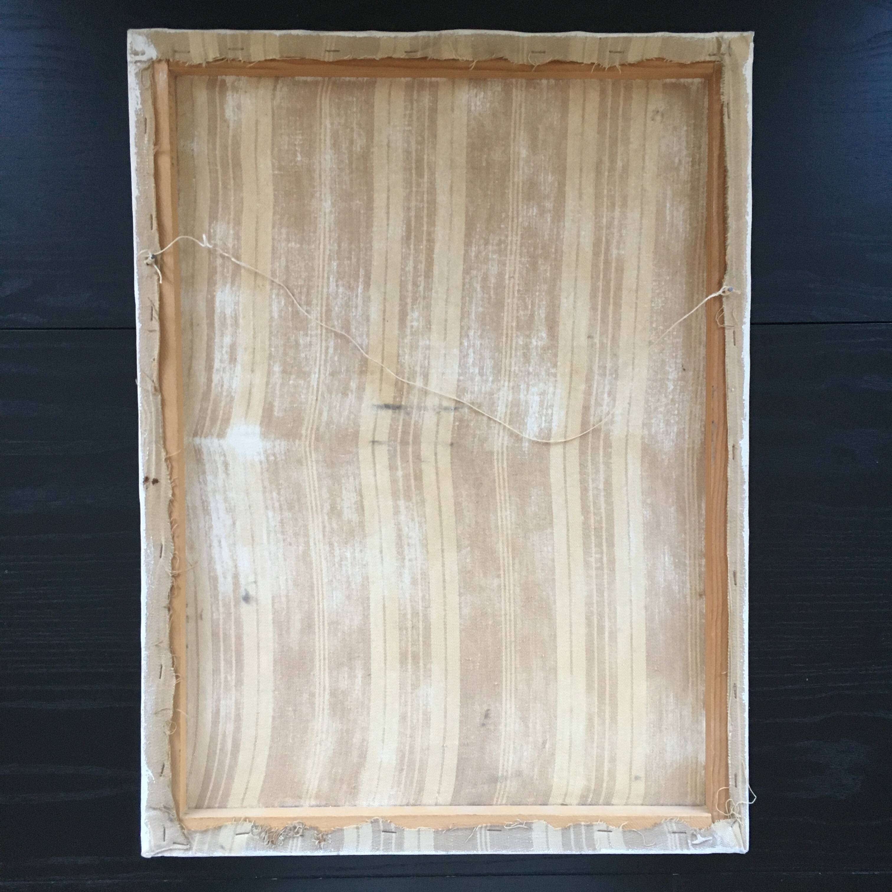 Painting of a bouquet of poppies and cornflowers