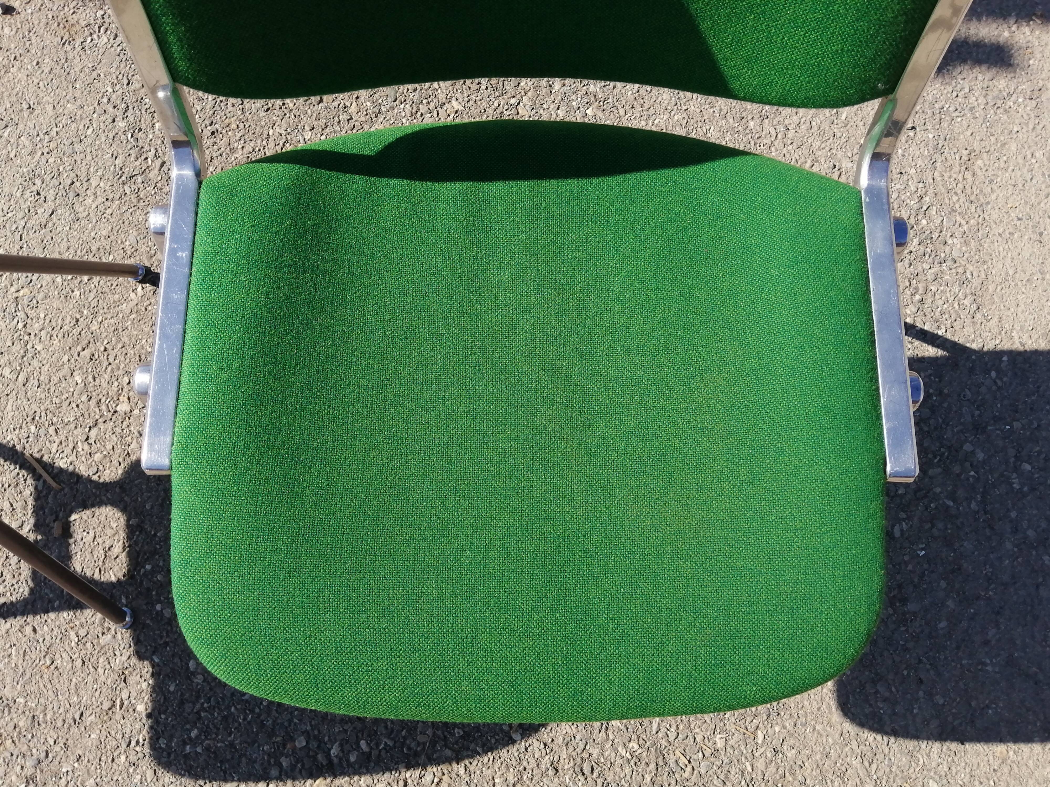Duo de chaises Castelli DSC106 vert vintage