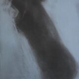 Original etching on Ingres vergé signed and numbered by Claude GARACHE, Bleu 1, 1980